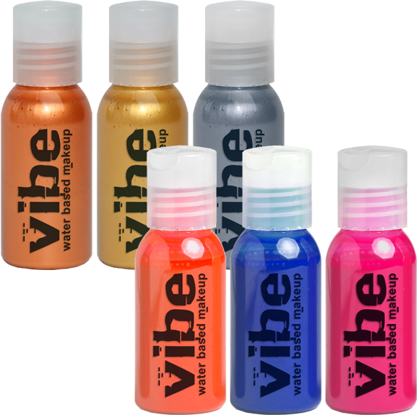 European Body Art Voda Airbrush 6-Packs 1oz. Face 3 European Body Art Voda Airbrush 6-Packs 1oz. Face