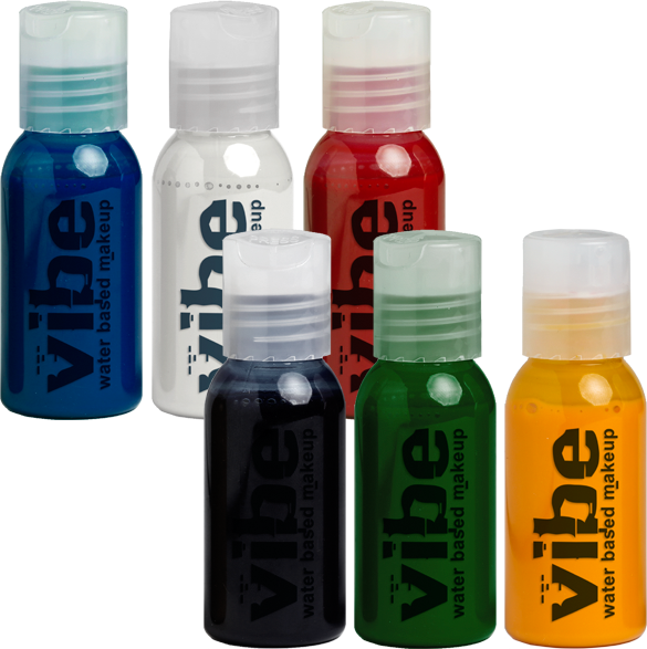 European Body Art Voda Airbrush 6-Packs 1oz. Face 4 European Body Art Voda Airbrush 6-Packs 1oz. Face