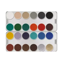 Kryolan Professional Make-Up Kryolan Aquacolor Palette 24 Colors