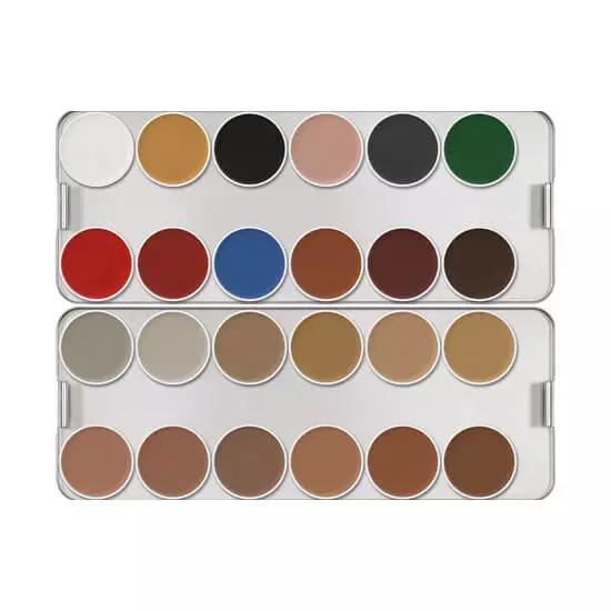 Kryolan Professional Make-Up Kryolan Aquacolor Palette 24 Colors 3 Kryolan Professional Make-Up Kryolan Aquacolor Palette 24 Colors