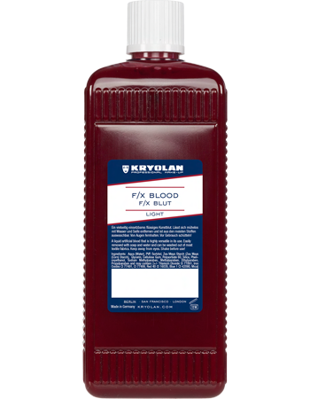 Kryolan F/X Blood 500 Ml Kryolan Professional Make-Up 1 Kryolan F/X Blood 500 Ml Kryolan Professional Make-Up