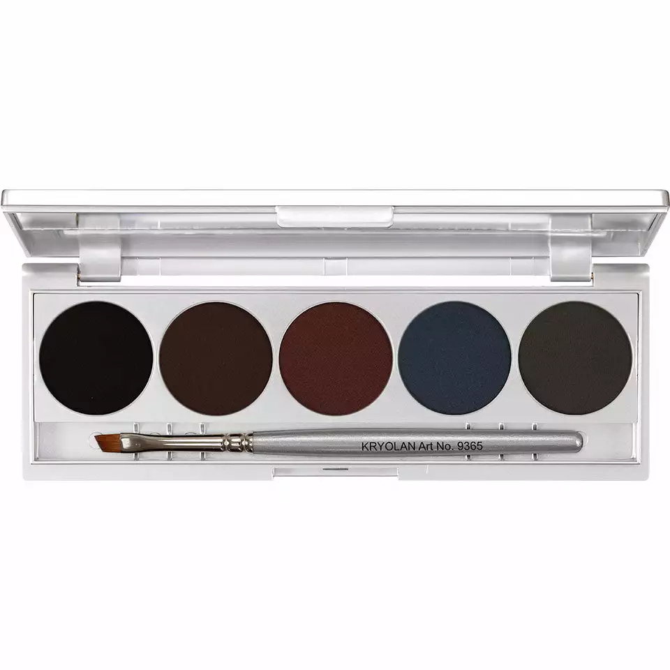 Kryolan Cake Eyeliner Palette 5 Color Standard 1 Kryolan Professional Make-Up 2 Kryolan Cake Eyeliner Palette 5 Color Standard 1 Kryolan Professional Make-Up