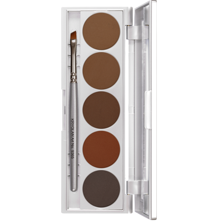 Kryolan Eyebrow Powder Palette 5 Colors Kryolan Professional Make-Up 1 Kryolan Eyebrow Powder Palette 5 Colors Kryolan Professional Make-Up