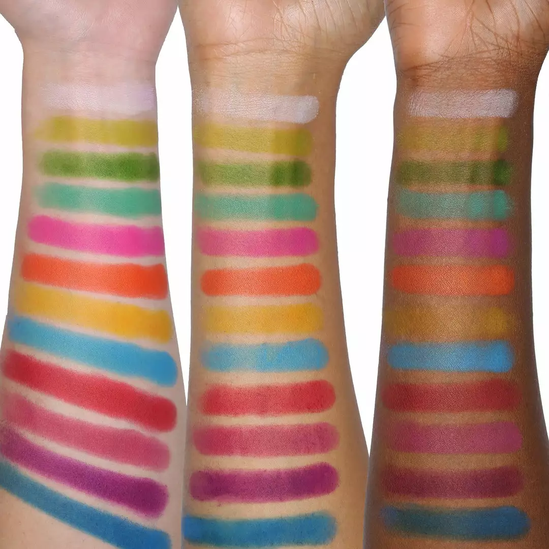 Viseart Editorial Brights Mattes 08 SlimPro Eyeshadow Palette 2 Viseart Editorial Brights Mattes 08 SlimPro Eyeshadow Palette