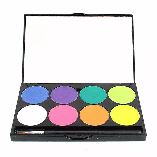 Mehron INtense Pro Pressed Powder Pigments Palette Fire (168-PAL-F) 2 Mehron INtense Pro Pressed Powder Pigments Palette Fire (168-PAL-F)