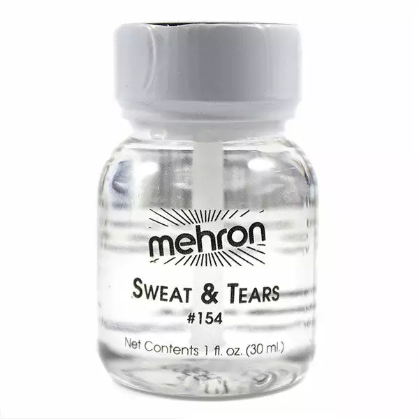 Mehron Sweat & Tears - 1oz W/ Brush 1 Mehron Sweat & Tears - 1oz W/ Brush