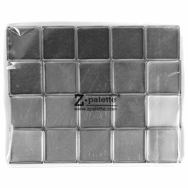 Z-Palette Z Palette Square Empty Metal Pans 20 Pack 1 Z-Palette Z Palette Square Empty Metal Pans 20 Pack