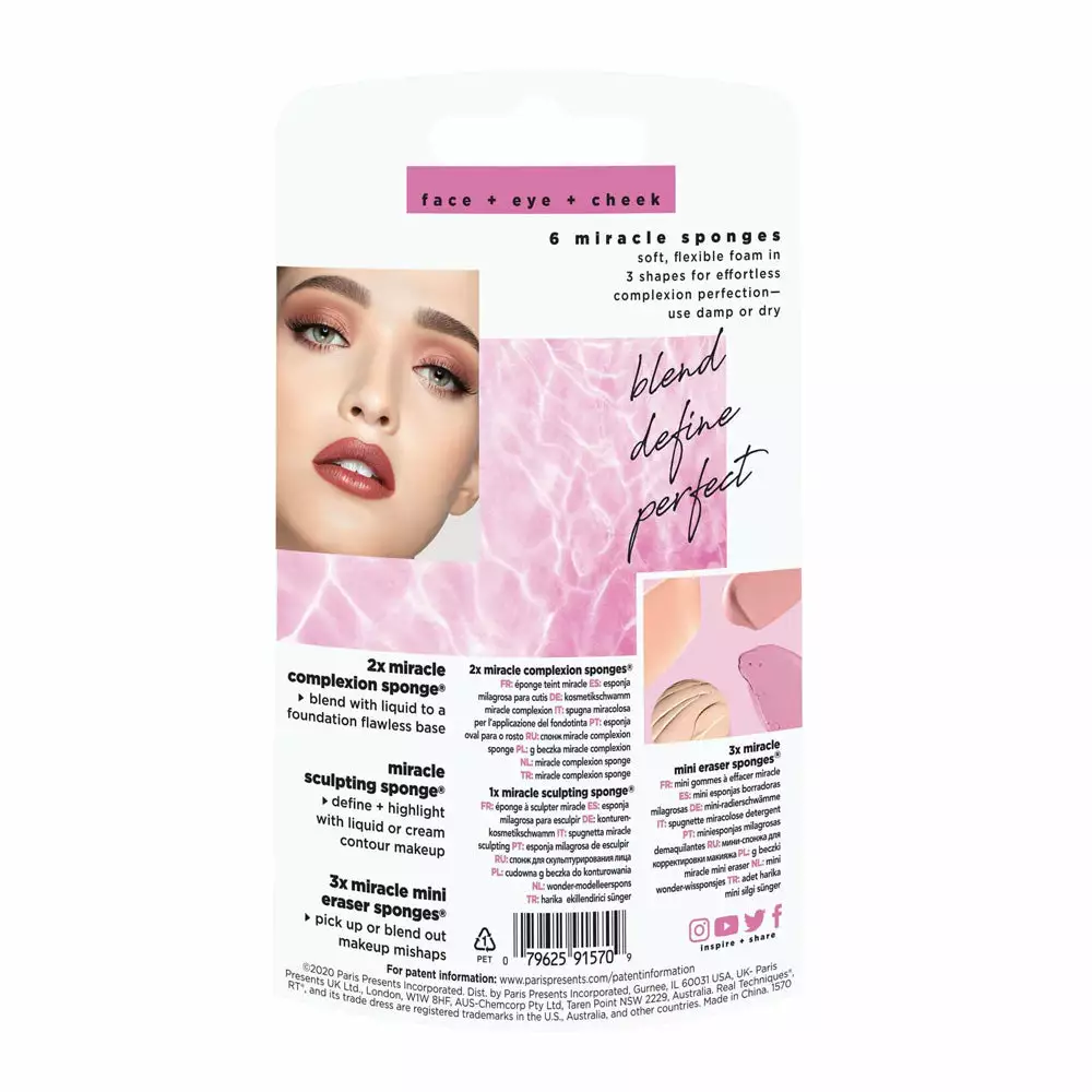 Real Techniques 6 Miracle Sponges Kits & Tools 4 Real Techniques 6 Miracle Sponges Kits & Tools