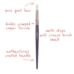 Smith Cosmetics 230 Quill Crease Brush Small Kits & Tools