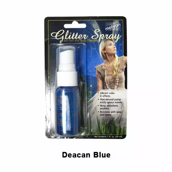 Mehron GlitterSpray 3 Mehron GlitterSpray