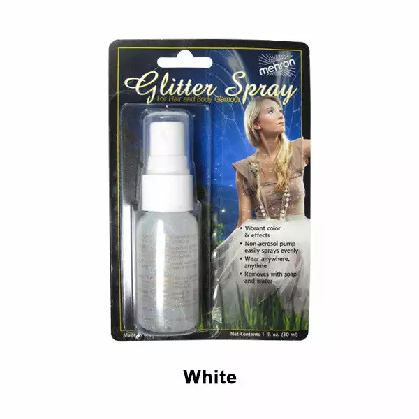 Mehron GlitterSpray 8 Mehron GlitterSpray