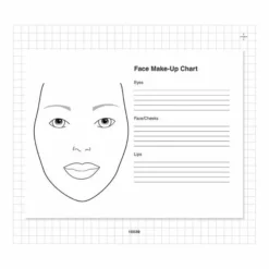 Camera Ready Cosmetics Camera Ready 50 Sheet Face Chart Pad