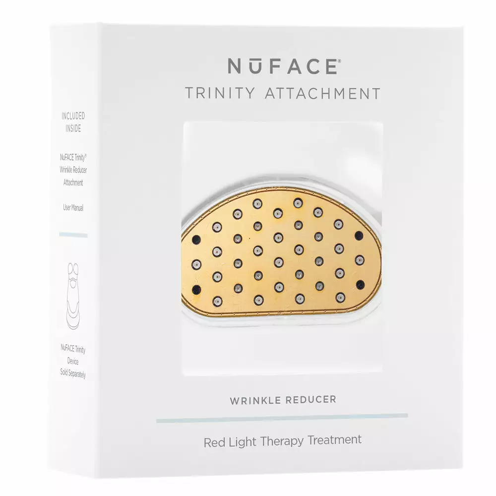 NuFACE Trinity Wrinkle Reducer Red Light Therapy Attachment 1 NuFACE Trinity Wrinkle Reducer Red Light Therapy Attachment
