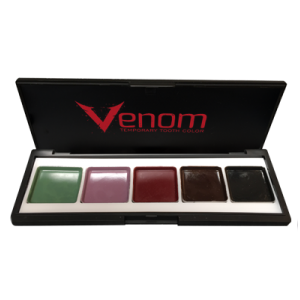 European Body Art Venom Temporary Tooth Color Palettes SFX 1 European Body Art Venom Temporary Tooth Color Palettes SFX