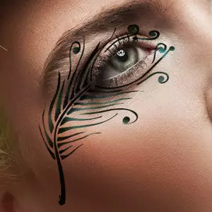 European Body Art Airbrush Makeup Stencils 3 European Body Art Airbrush Makeup Stencils