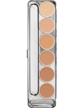 Kryolan Dermacolor Camouflage Creme Palette 6 Colors 3 Kryolan Dermacolor Camouflage Creme Palette 6 Colors