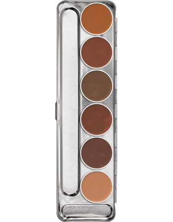 Kryolan Dermacolor Camouflage Creme Palette 6 Colors 2 Kryolan Dermacolor Camouflage Creme Palette 6 Colors