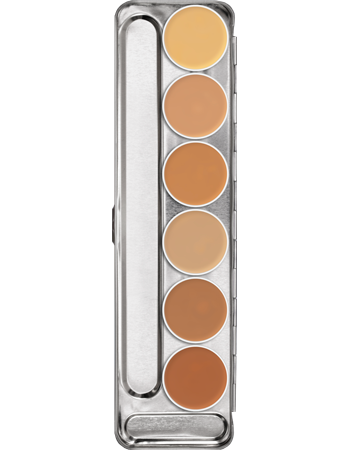 Kryolan Dermacolor Camouflage Creme Palette 6 Colors 5 Kryolan Dermacolor Camouflage Creme Palette 6 Colors