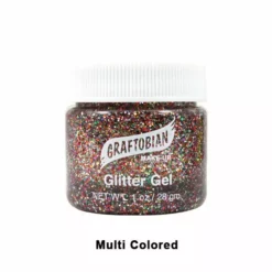Graftobian Glitter Gel For Skin 1oz.