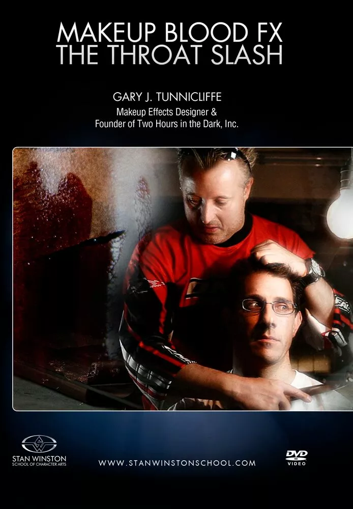 Stan Winston Studio Makeup Blood FX - The Throat Slash (DVD) Kits & Tools 1 Stan Winston Studio Makeup Blood FX - The Throat Slash (DVD) Kits & Tools