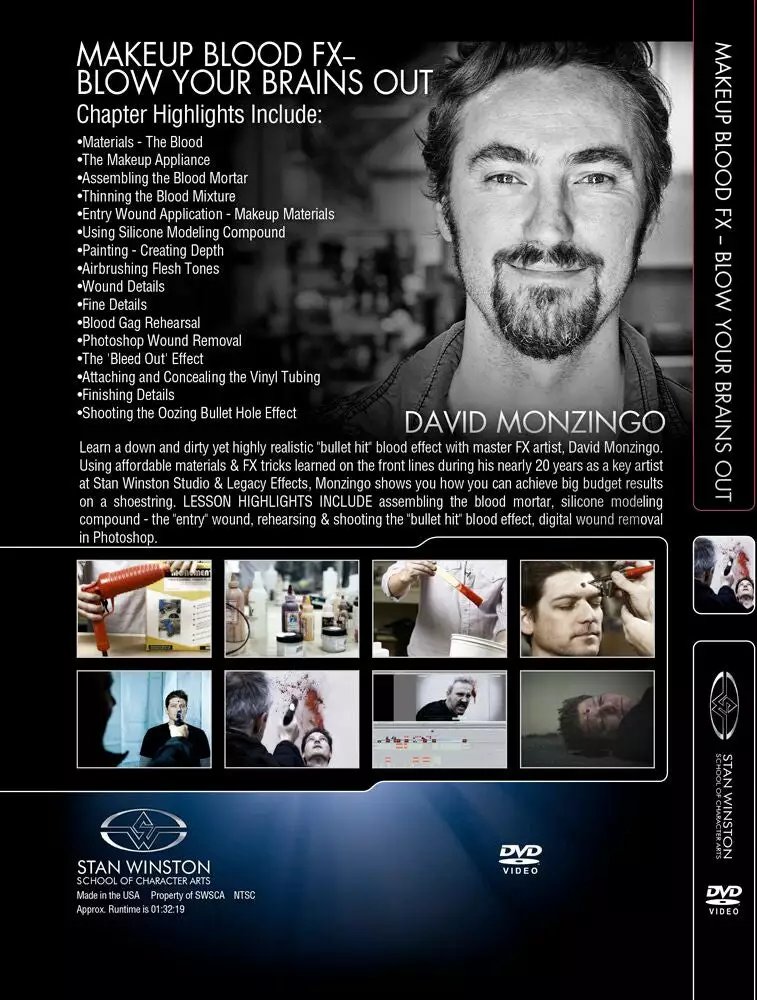Kits & Tools Stan Winston Studio Makeup Blood FX - Blow Your Brains Out (DVD) 2 Kits & Tools Stan Winston Studio Makeup Blood FX - Blow Your Brains Out (DVD)