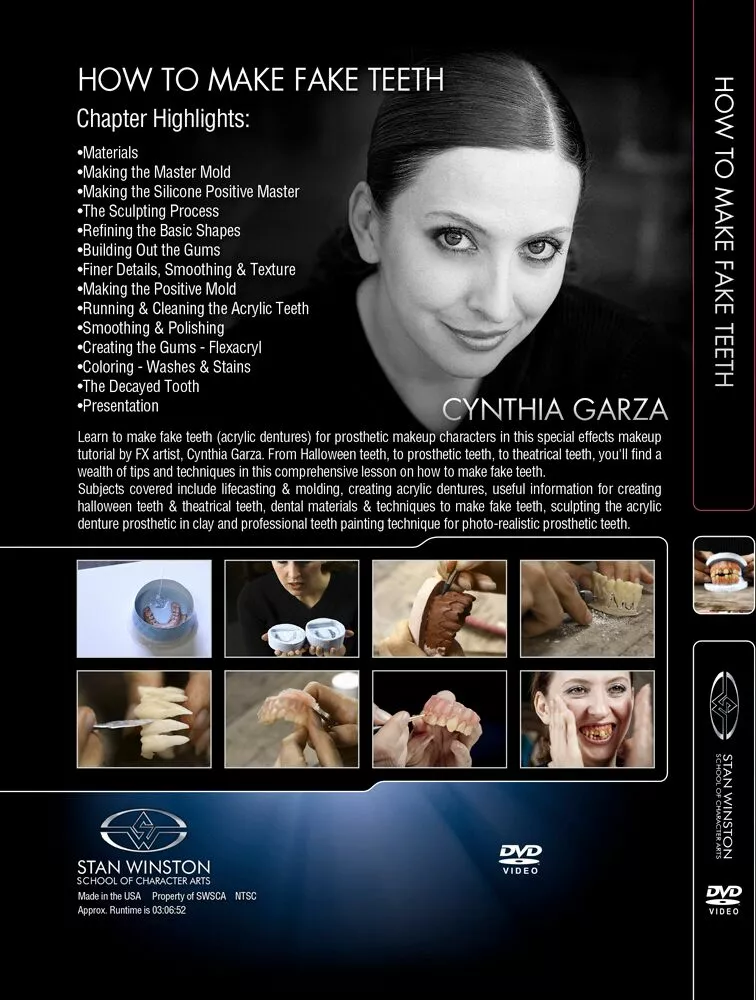 Kits & Tools Stan Winston Studio How To Make Fake Teeth (DVD) 2 Kits & Tools Stan Winston Studio How To Make Fake Teeth (DVD)