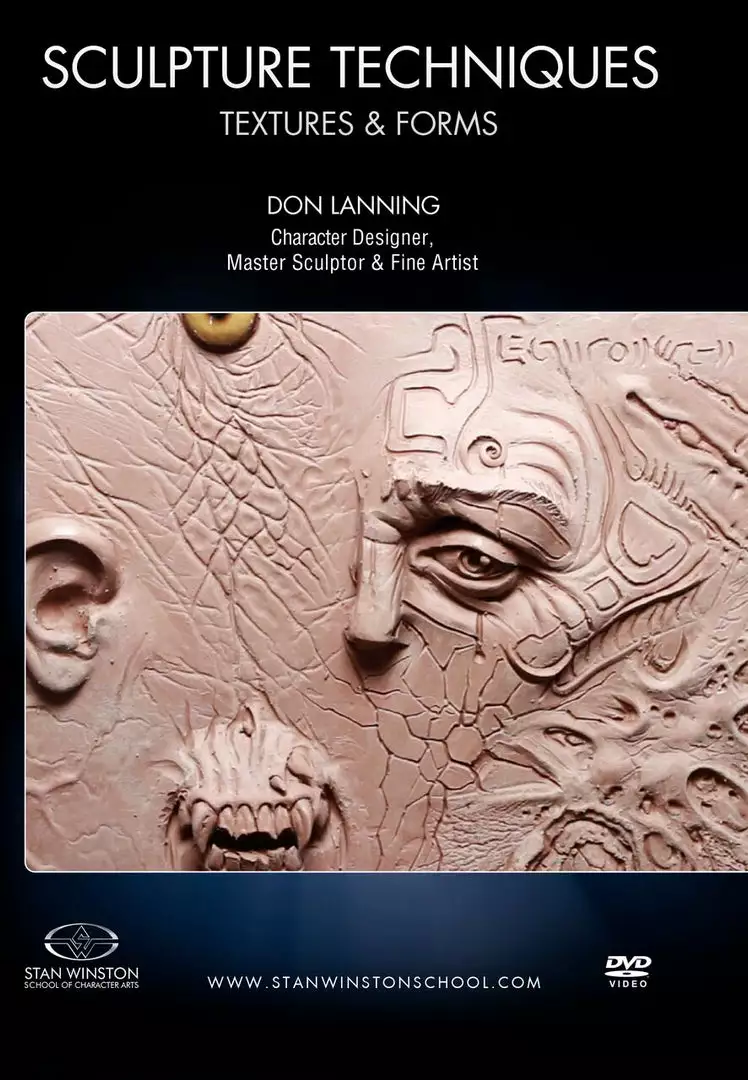 Stan Winston Studio Sculpture Techniques Textures & Forms (DVD) Kits & Tools 1 Stan Winston Studio Sculpture Techniques Textures & Forms (DVD) Kits & Tools