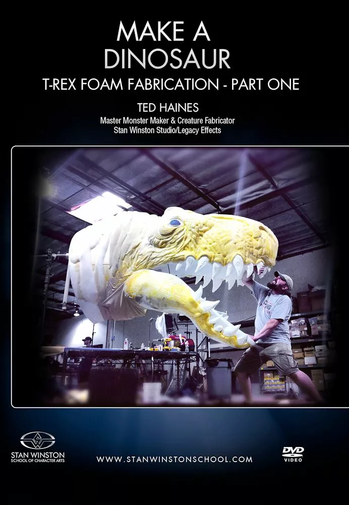 Stan Winston Studio Make A Dinosaur T-Rex Foam Fabrication (DVD) Kits & Tools 1 Stan Winston Studio Make A Dinosaur T-Rex Foam Fabrication (DVD) Kits & Tools
