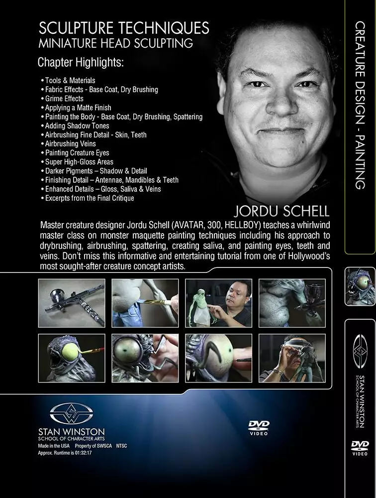 Stan Winston Studio Creature Design - Maquette Painting Techniques (DVD) Kits & Tools 2 Stan Winston Studio Creature Design - Maquette Painting Techniques (DVD) Kits & Tools