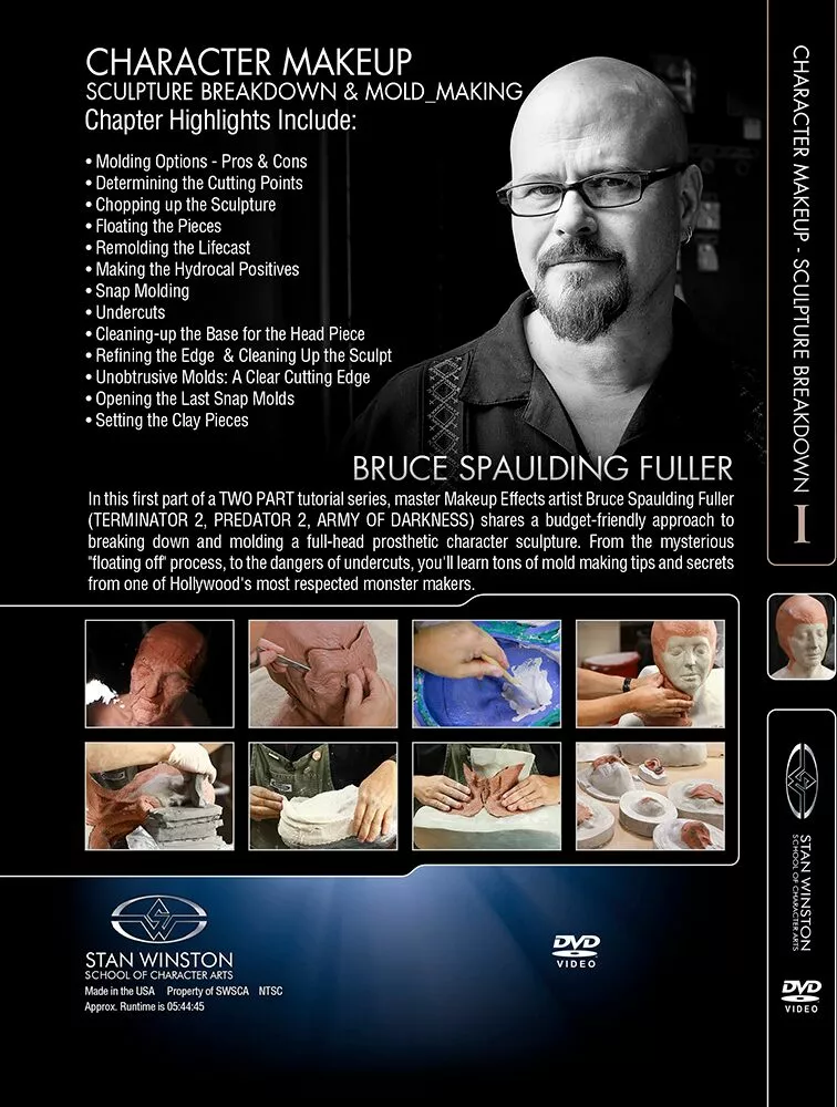 Stan Winston Studio Character Makeup - Sculpture Breakdown & Molding (DVD) 2 Stan Winston Studio Character Makeup - Sculpture Breakdown & Molding (DVD)