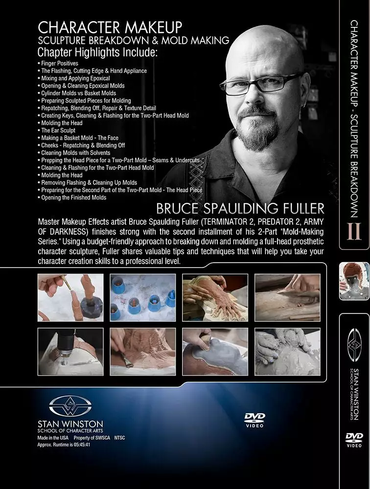 Stan Winston Studio Character Makeup - Sculpture Breakdown & Molding (DVD) 4 Stan Winston Studio Character Makeup - Sculpture Breakdown & Molding (DVD)