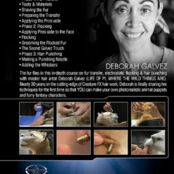 Kits & Tools Stan Winston Studio Fur Transfer, Flocking & Hair Punching (DVD)