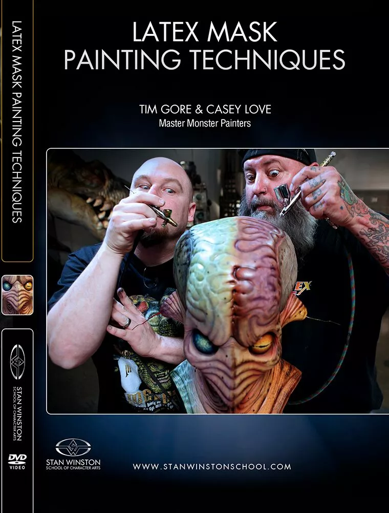 Stan Winston Studio Latex Mask Painting Techniques (DVD) Kits & Tools 1 Stan Winston Studio Latex Mask Painting Techniques (DVD) Kits & Tools