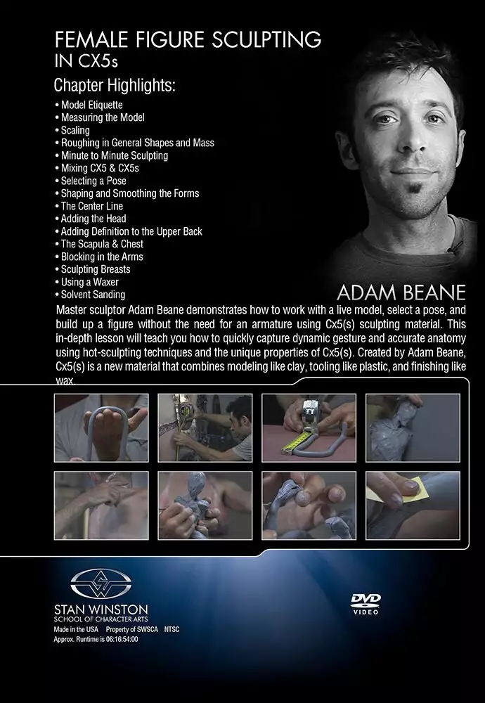 Stan Winston Studio Female Figure Sculpting In CX5 (DVD) Kits & Tools 2 Stan Winston Studio Female Figure Sculpting In CX5 (DVD) Kits & Tools