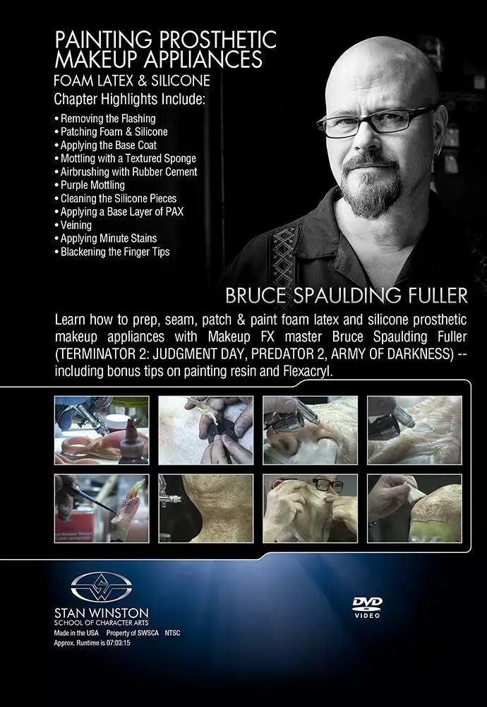 Stan Winston Studio Painting Prosthetic Makeup Appliances - Foam, Latex, Silicone (DVD) 2 Stan Winston Studio Painting Prosthetic Makeup Appliances - Foam, Latex, Silicone (DVD)