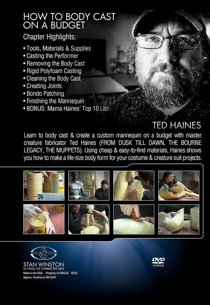 Kits & Tools Stan Winston Studio How To Body Cast On A Budget (DVD) 2 Kits & Tools Stan Winston Studio How To Body Cast On A Budget (DVD)