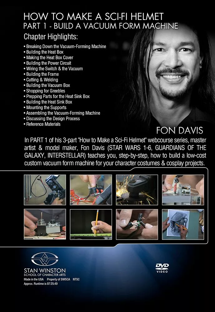 Stan Winston Studio How To Make A Sci-Fi Helmet (DVD) 2 Stan Winston Studio How To Make A Sci-Fi Helmet (DVD)