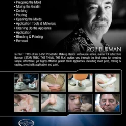 Stan Winston Studio Prosthetic Makeup Basics - Gelatin Facial Appliances (DVD) 7 Stan Winston Studio Prosthetic Makeup Basics - Gelatin Facial Appliances (DVD)