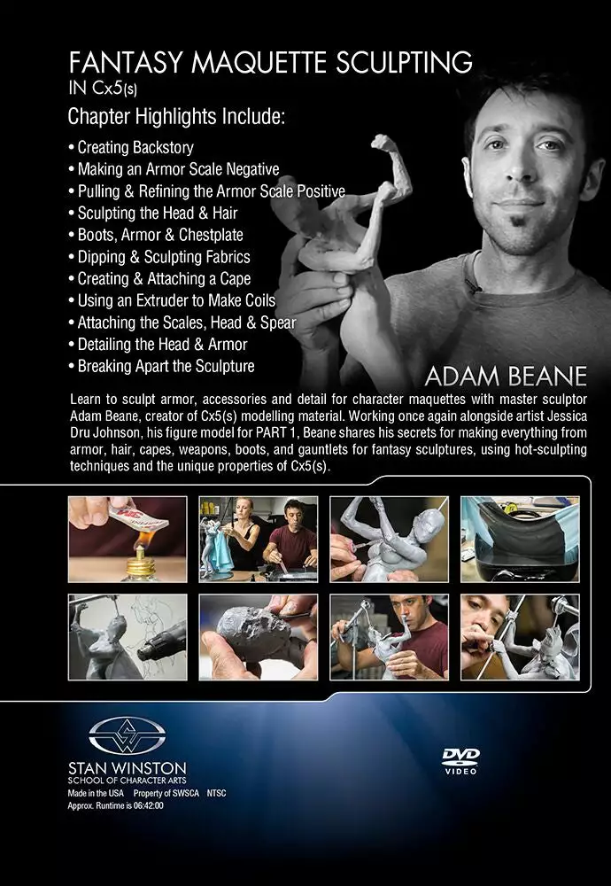 Stan Winston Studio Fantasy Maquette Sculpting In CX5(s) (DVD) 2 Stan Winston Studio Fantasy Maquette Sculpting In CX5(s) (DVD)