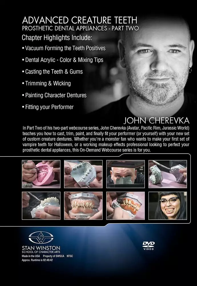 Stan Winston Studio Advanced Creature Teeth Prosthetic Dental Appliances (DVD) Kits & Tools 4 Stan Winston Studio Advanced Creature Teeth Prosthetic Dental Appliances (DVD) Kits & Tools