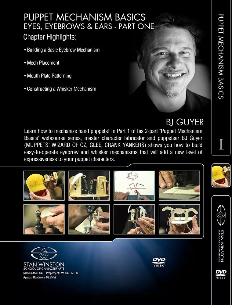 Stan Winston Studio Puppet Mechanism Basics Eyes, Eyebrows, Ears (DVD) Kits & Tools 2 Stan Winston Studio Puppet Mechanism Basics Eyes, Eyebrows, Ears (DVD) Kits & Tools