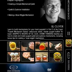 Stan Winston Studio Puppet Mechanism Basics Eyes, Eyebrows, Ears (DVD) Kits & Tools 7 Stan Winston Studio Puppet Mechanism Basics Eyes, Eyebrows, Ears (DVD) Kits & Tools