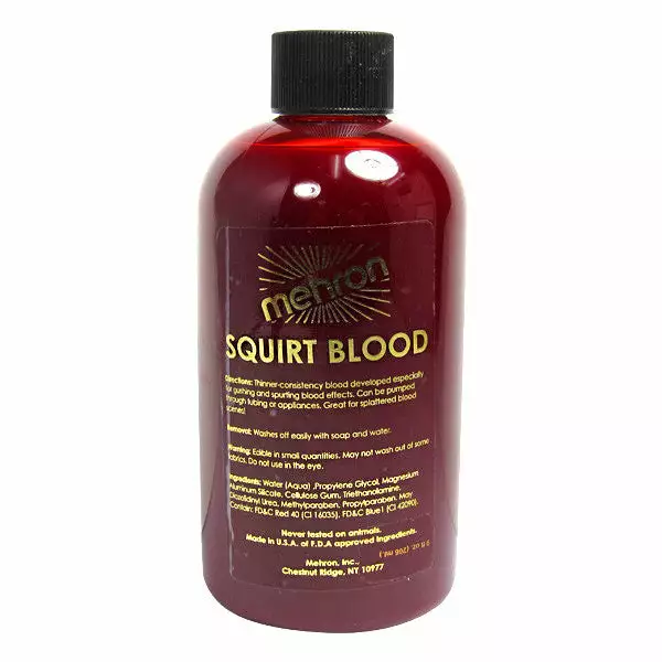 Mehron Performance Squirt Blood 1 Mehron Performance Squirt Blood