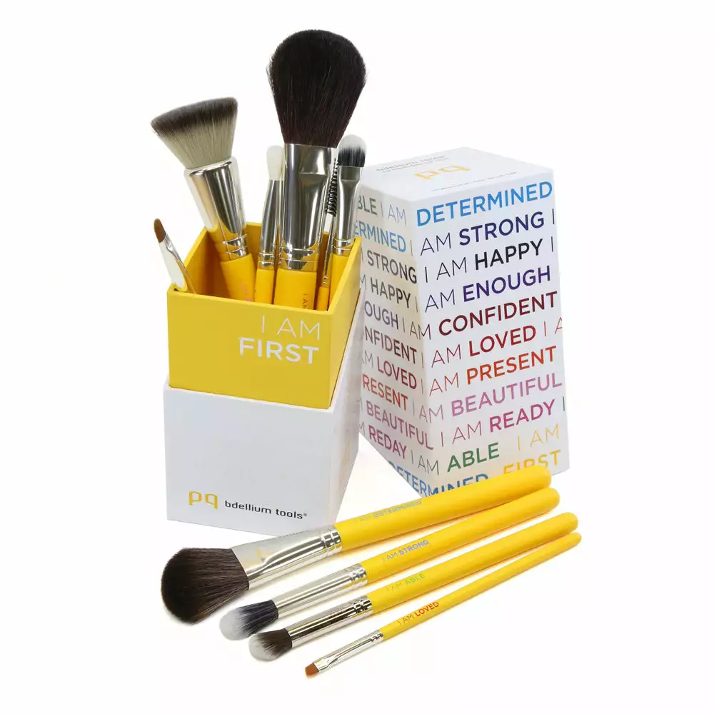 Bdellium Tools Studio I AM FIRST 10pc. Brush Set With Brush Holder (2nd Edition) Kits & Tools 1 Bdellium Tools Studio I AM FIRST 10pc. Brush Set With Brush Holder (2nd Edition) Kits & Tools