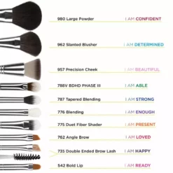 Bdellium Tools Studio I AM FIRST 10pc. Brush Set With Brush Holder (2nd Edition) Kits & Tools