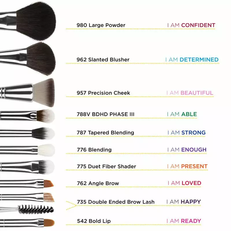 Bdellium Tools Studio I AM FIRST 10pc. Brush Set With Brush Holder (2nd Edition) Kits & Tools 2 Bdellium Tools Studio I AM FIRST 10pc. Brush Set With Brush Holder (2nd Edition) Kits & Tools