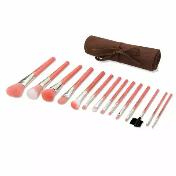 Bdellium Tools Pink Bambu 14pc. Brush Set Kits & Tools 1 Bdellium Tools Pink Bambu 14pc. Brush Set Kits & Tools