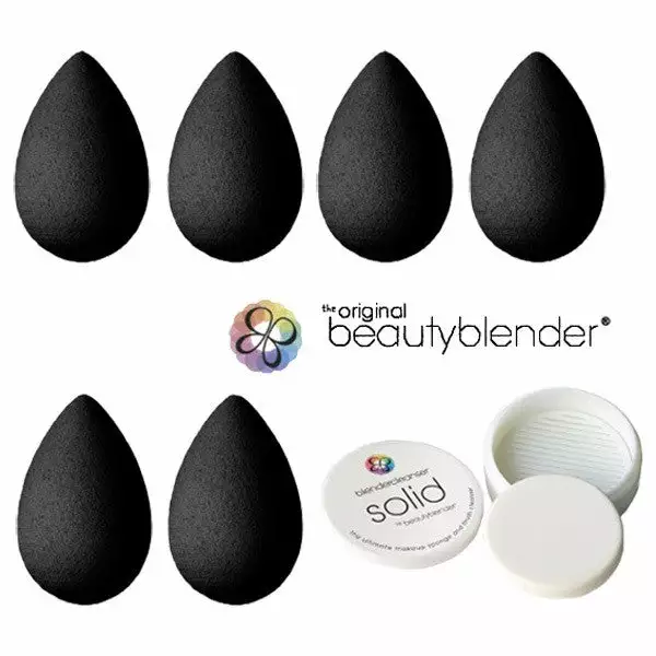Kits & Tools Beautyblender Pro BLACK Pack (6 Blenders + 1 Solid Cleanser) 2 Kits & Tools Beautyblender Pro BLACK Pack (6 Blenders + 1 Solid Cleanser)