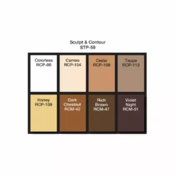 New Ben Nye Studio Color Sculpt & Contour Palette (STP-59)