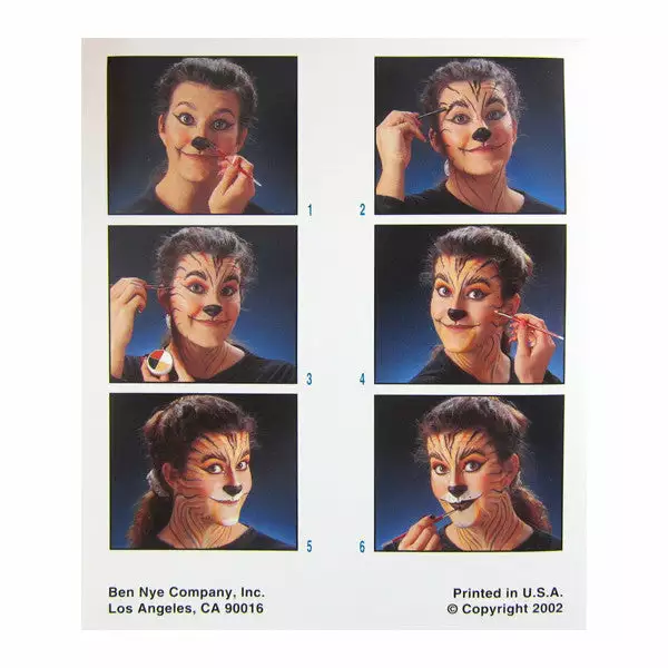 Ben Nye Cat/Lion Makeup Kit HK-5 2 Ben Nye Cat/Lion Makeup Kit HK-5